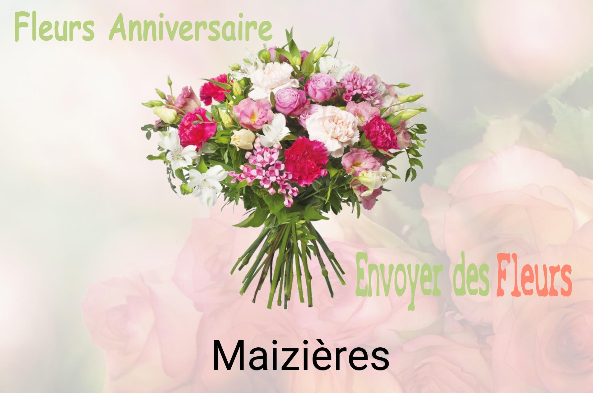 Bouquet de fleurs d’anniversaire livré à Maizières
